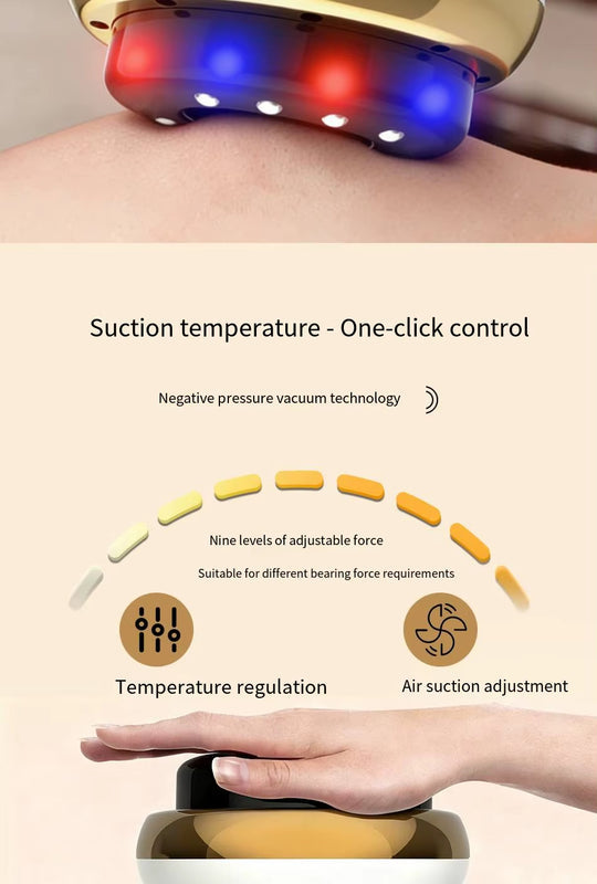Anti-Cellulite Lymphatic Drainage Massager & Collagen Body Oil Set